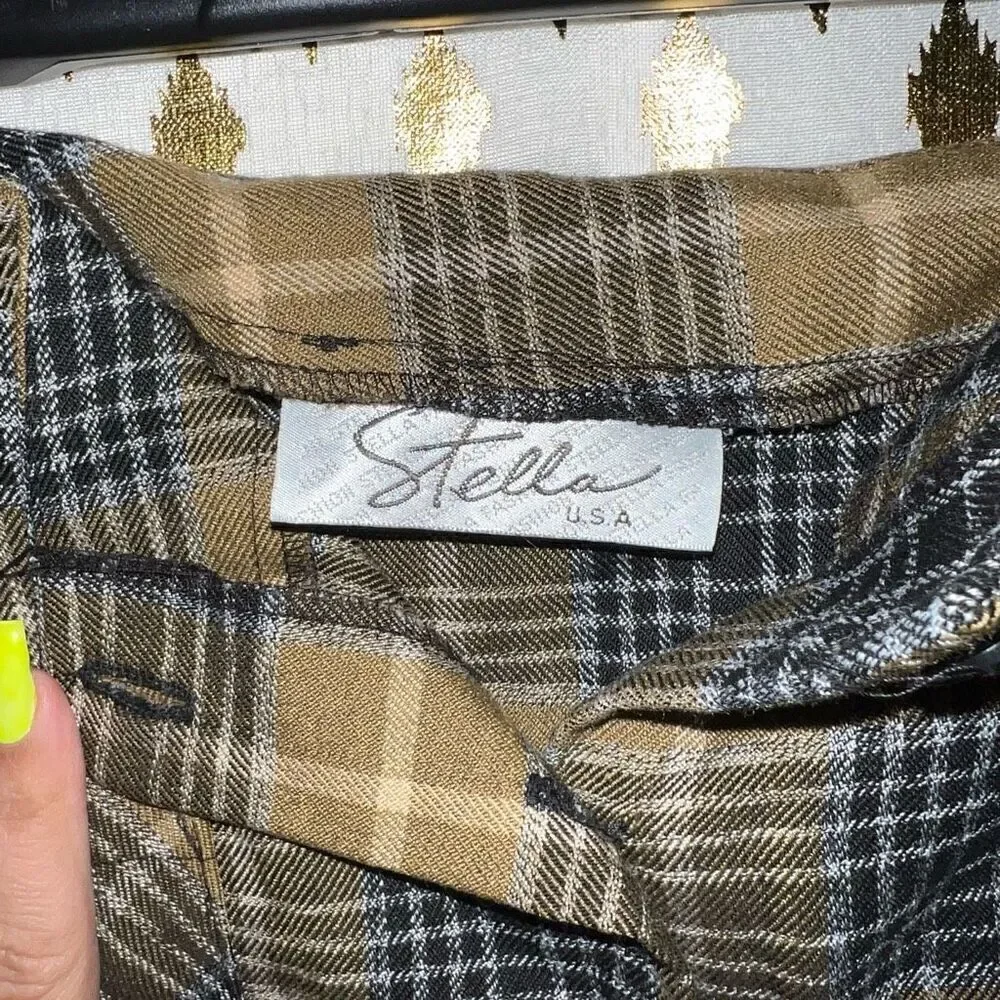 Stella Luce plaid skirt